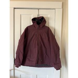 Berne Women's Modern Heathered Jacket purple 2XL barn chore coat duck canvas